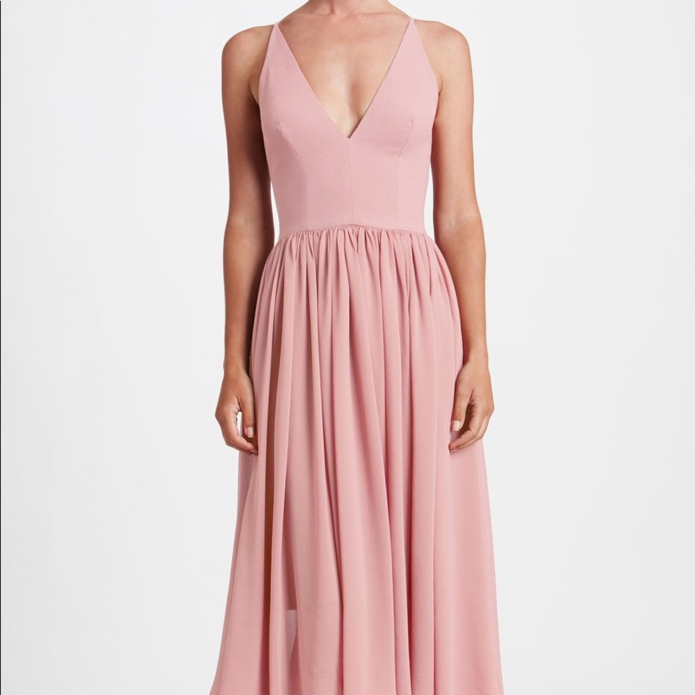 Blush pink midi dress worn once!